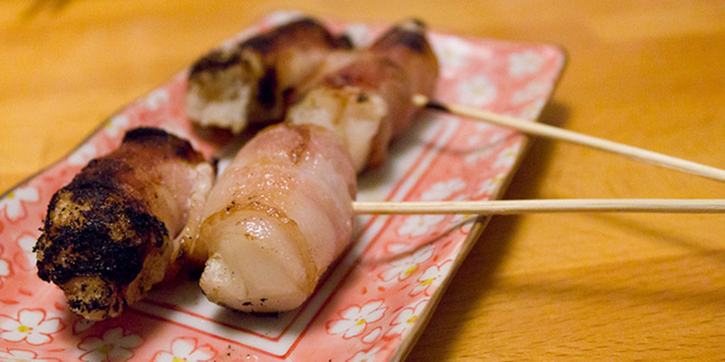 Bacon Wrapped Mochi